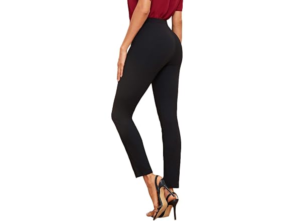 SweatyRocks Women (L) Elegant Elastic Waist Pants