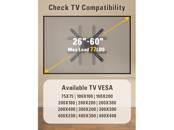 Mounting Dream UL TV Wall Mount 26-60in