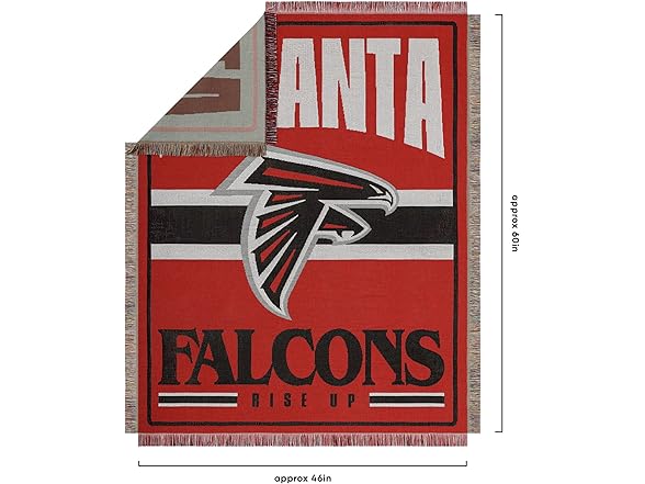 ATLANTA FALCONS Team Logo Woven Tapestry