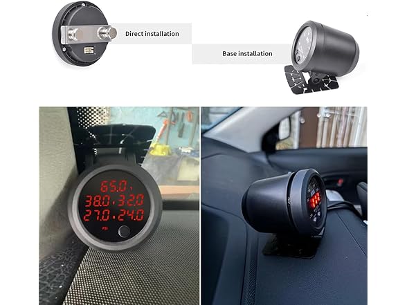 ZHSYMX Air Pressure Gauge 12V/24V 2"