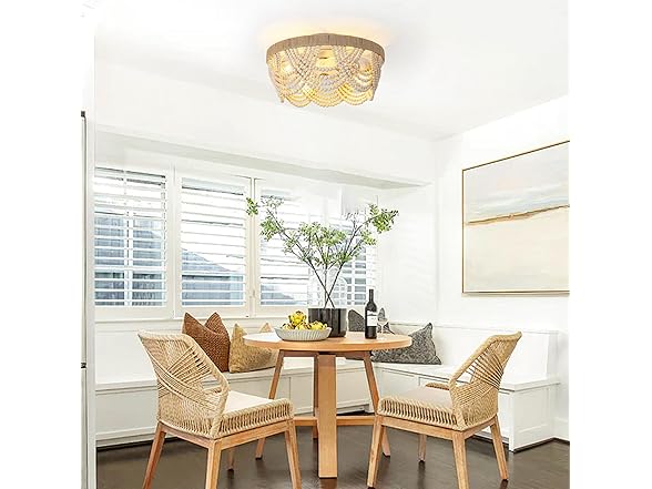 Parrot Uncle BBF3006 Medium Ceiling Fans with Lights Flush