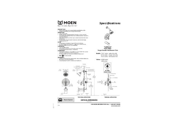 Moen TRADITIONAL POSI SHOWER ONLY - Gallery 3