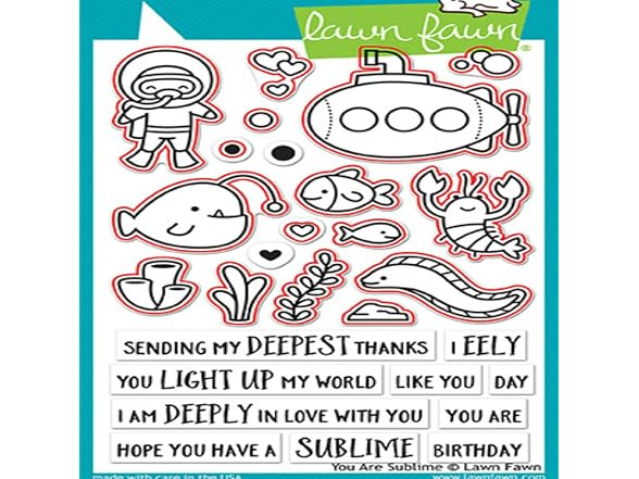 Lawn Fawn Clear Stamps 4"X6"-You