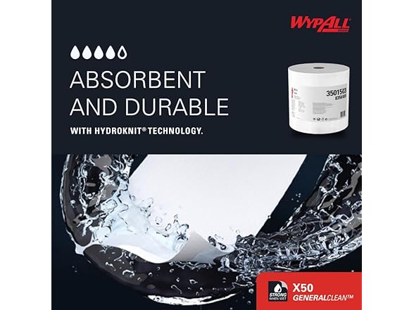 WypAll GeneralClean Cleaning Cloths,100 Sheets