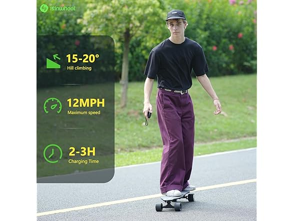 isinwheel V6 450W Electric Skateboard