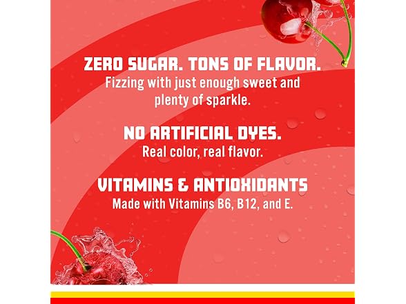 12PK Sparkling Ice LIFESAVERS Wild Cherry, Zero Sugar