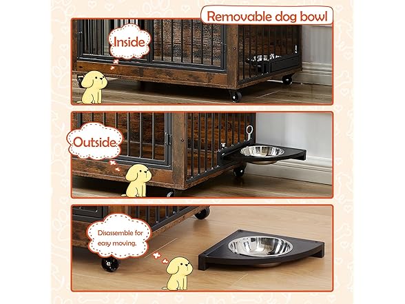 Heavy Duty 38" Dog Kennel Furniture
