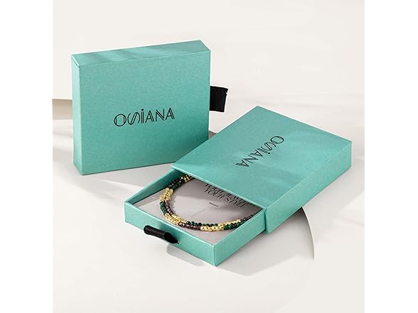 OSIANA Beaded Gemstone Choker Necklace