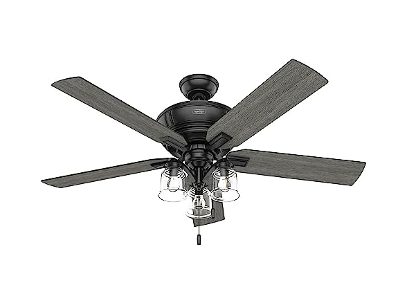 Hunter Fan 54-inch w/ Light and Pull Chain, Refurbished
