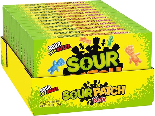 12PK SOUR PATCH KIDS Soft & Chewy Gummy Candy