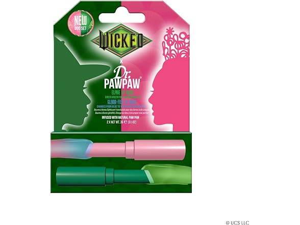 Dr. PawPaw Wicked Lip Balm Duo - Elphie, Glinda-Fi