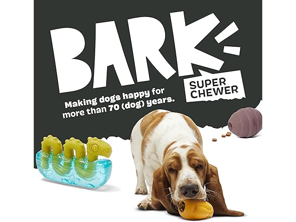 BARK Wild Borris Super Chewer Dog Toy Small