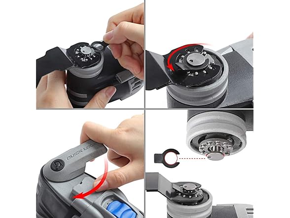 WORKPRO 23-Piece MetalWood Oscillating Khaki