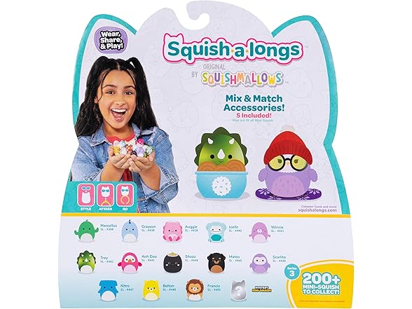 Squish-a-longs Mini-Squish 14-Pack (Wave 3, Style 2)