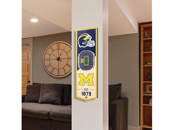 YouTheFan Unisex NCAA Michigan Wolverines Banner