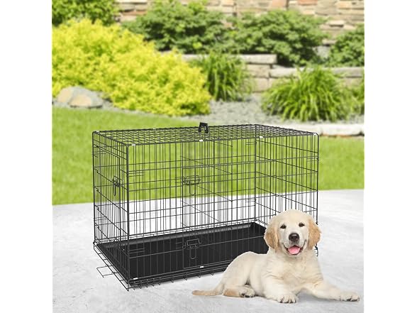 BestPet | Dog Crate | 24" | Black | Foldable