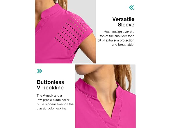 Soothfeel Women (XXL) Golf Shirt Cap Sleeve V Tops