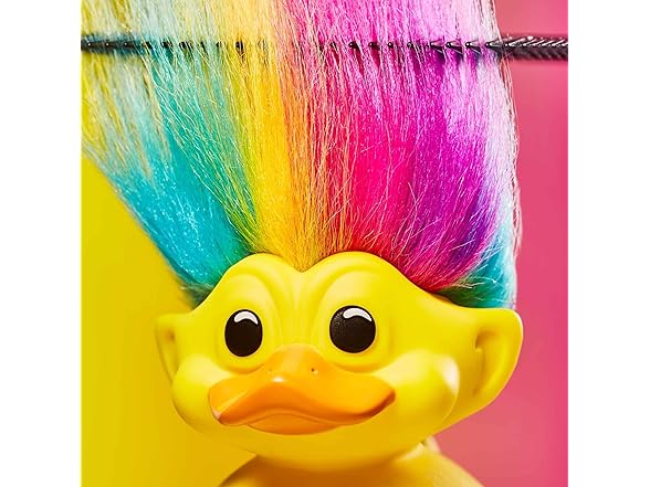 TUBBZ Boxed Edition Rainbow Troll Rubber Duck