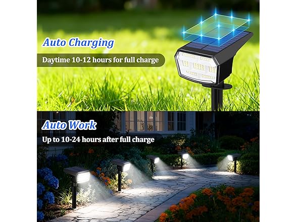 Sucolite 6-Pack Solar Spot Lights, Cool White