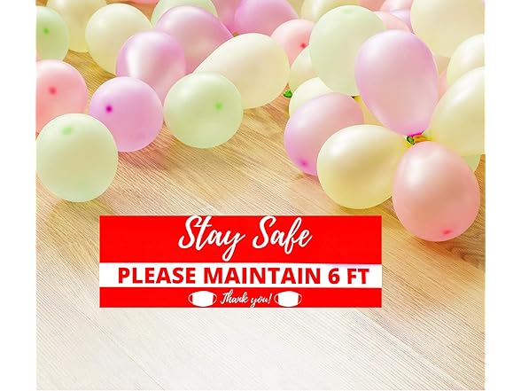 iDKAL Social Distancing Stickers