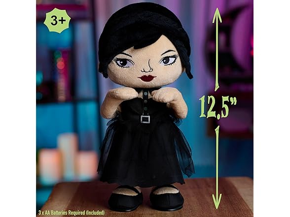 WEDNESDAY Dancing Plush Doll