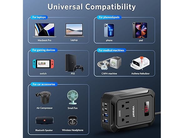 200W Car Power Inverter