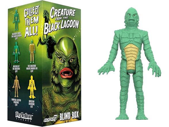 Super7 Creature from the Black Lagoon Blind Box Flat 12PK