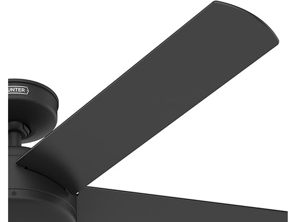 Hunter 52 Inch Black Outdoor / Indoor Ceiling Fan