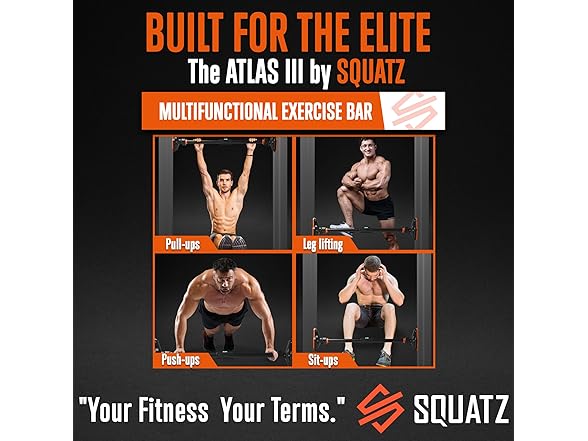 SQUATZ Adjustable Pull-Up Bar
