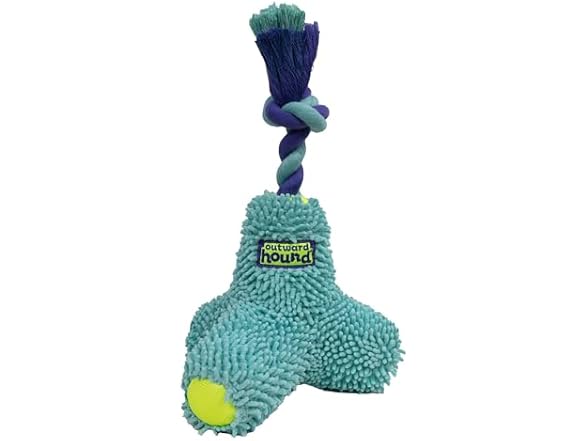 Outward Hound FlyFetch Rope Tug Dog Toy, Plush