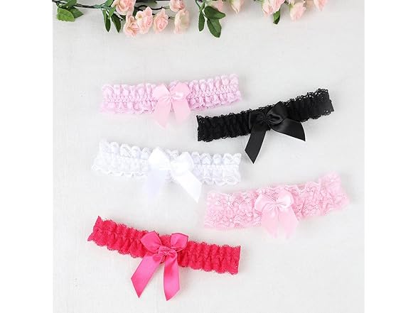 Eliffete Red Wedding Bridal Lace Garter