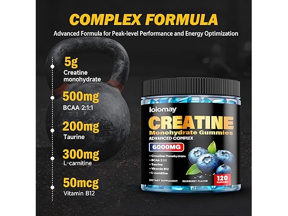 loiomay Creatine Monohydrate Gummies