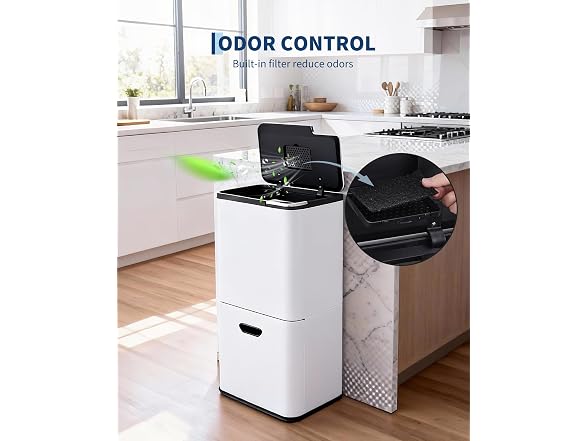 OUTLANE 16 Gal Dual Compost Bin