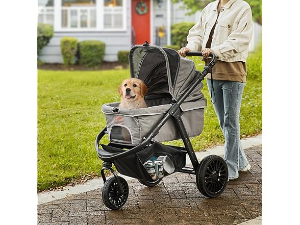 VEVOR Pet Stroller - 75 LB MAX
