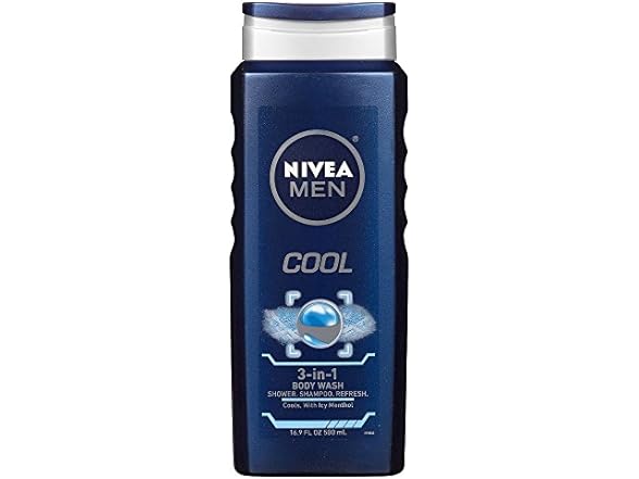 Nivea Mens Cool Body Wash Size 16.9z