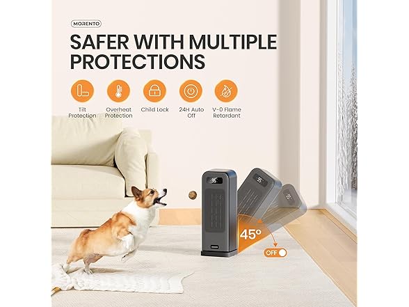 MORENTO Smart Space Heater for Home