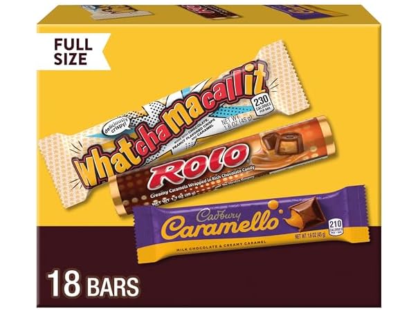 $11.99, Was $24.9998, 52% Off! Hershey Assorted Caramel Candy Box 18pc dealfomo