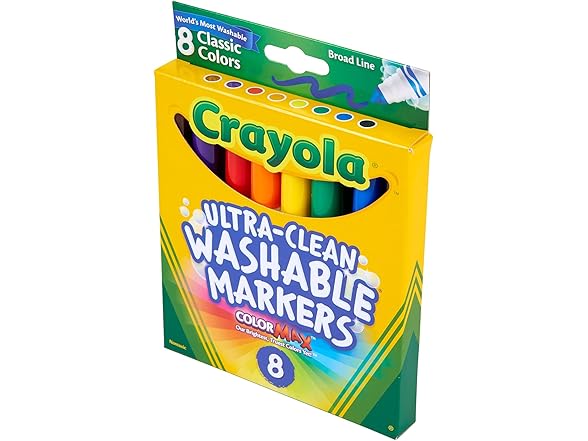 Crayola Washable Markers, Broad Point