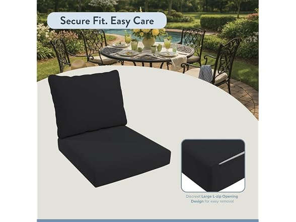 California Umbrella Deep Seat  Cushion, 24 x 48 Inch - Gallery 3