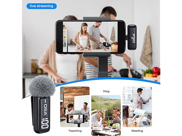 OSA Wireless Lavalier Mic for iPhone