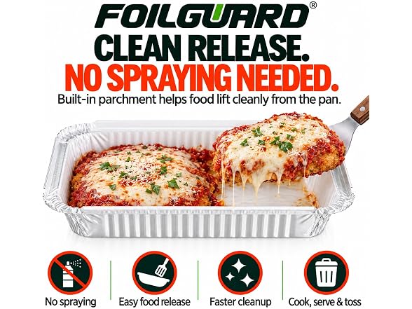FoilGuard 2.25 lb Oblong Aluminum Pans