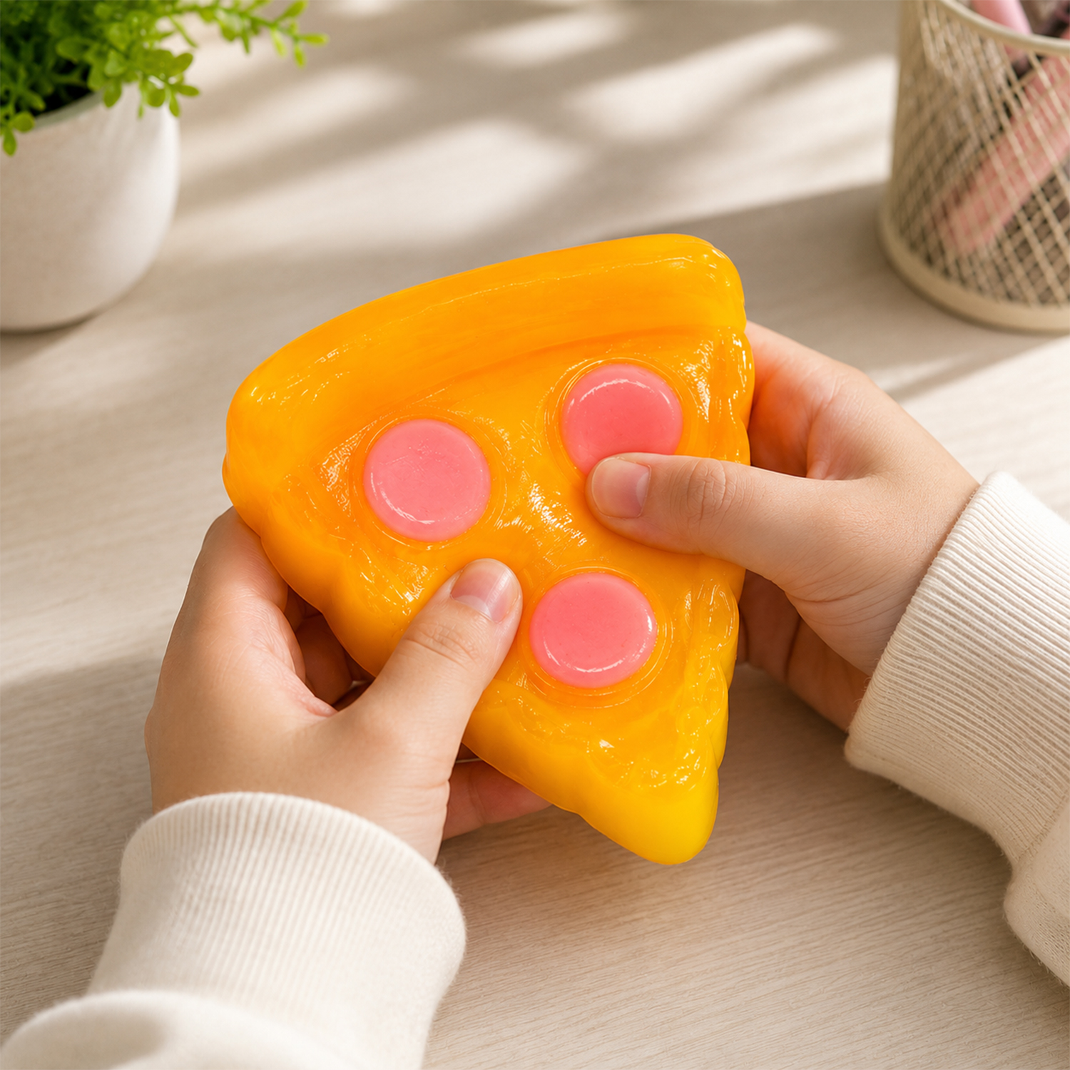 Twilight Squishy Sensory Toys Pizza - Gallery 8