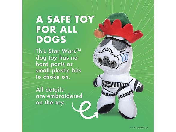 STAR WARS Dog Toy Storm Trooper Toy