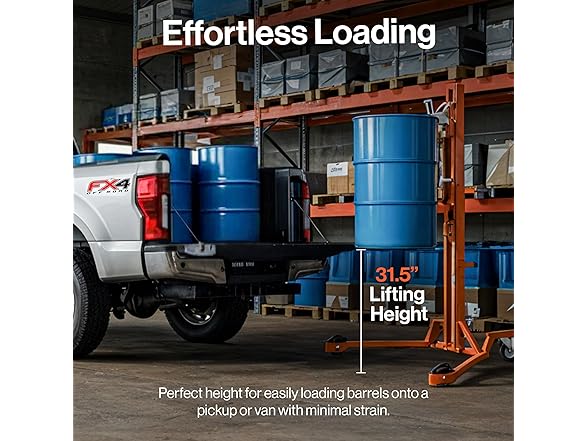 SuperHandy Hydraulic Drum Lift