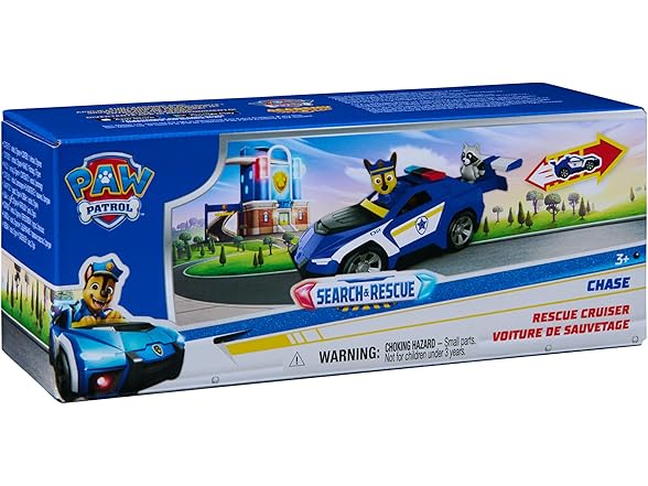 Paw Patrol: Search & Rescue,Chase Rescue Cruiser Vehicle with 2 Figures