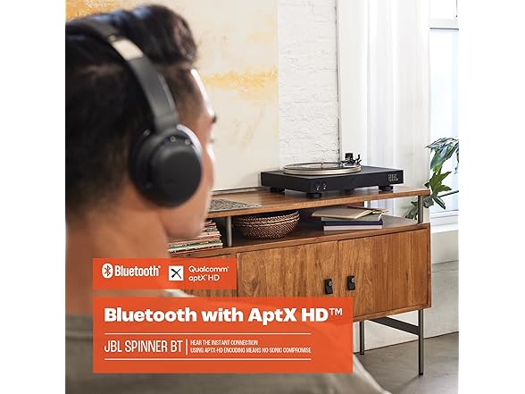 JBL Spinner BT - Bluetooth with AptX-HD™ Turntable