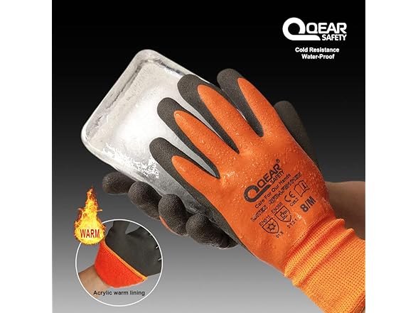 QEAR 1 Pair Thermal Work Gloves