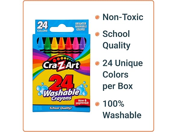 Cra-Z-Art Cra-Z-Art Bulk Crayons, 24 Pack
