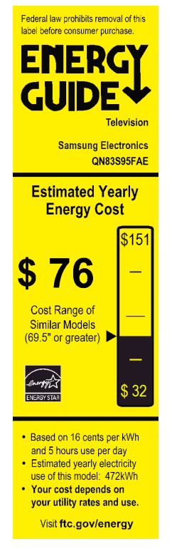 Samsung OLED S95F 4K Glare Free Smart TV (2025) (Factory Reconditioned) - Gallery 12