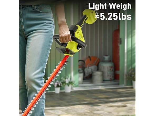 KOMASTY 22 Inch Hedge Trimmer Cordless